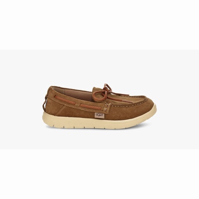 Tenis UGG Beach Moc Slip-On Criança Marrom | PT-AQYKG